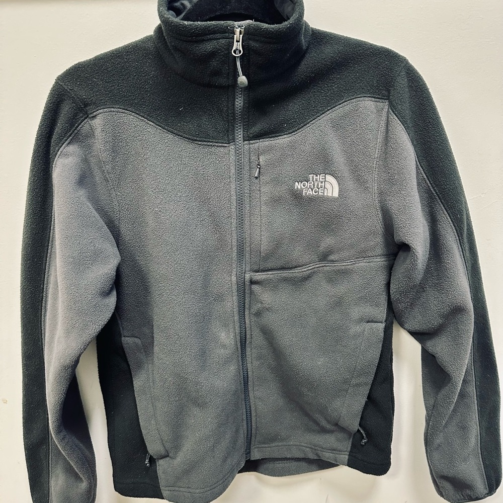 The North Face Never stop exploring Fleece Jacket, Zipper up, Black /Gray Size S